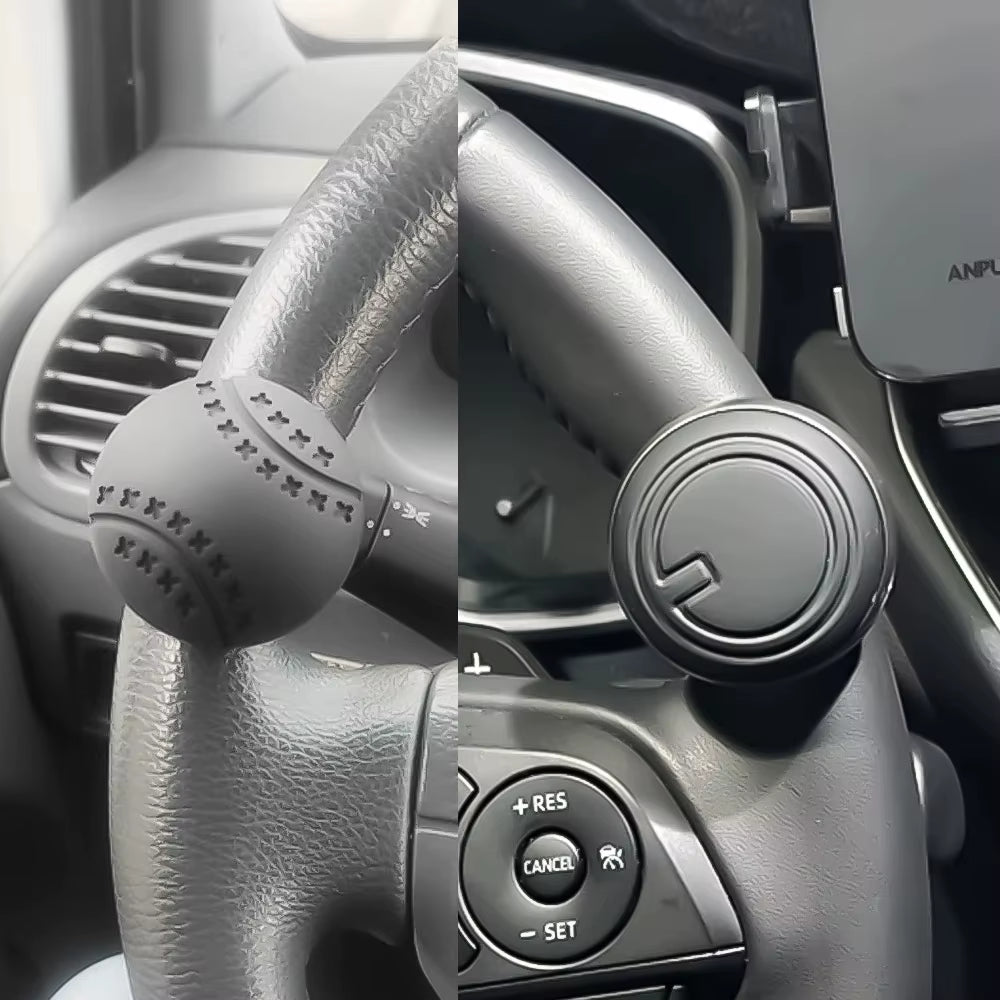Turning Steering Wheel Booster 360° Rotation Spinner Knob Metal Bearing Power Handle Ball Shaped