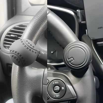 Turning Steering Wheel Booster 360° Rotation Spinner Knob Metal Bearing Power Handle Ball Shaped