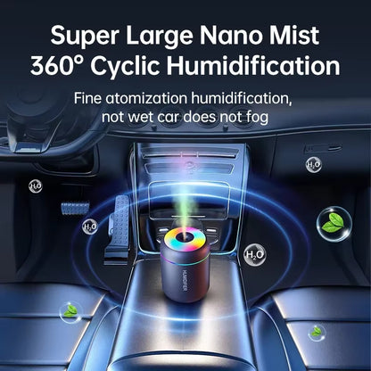 Car Mini Air Humidifier 180ML USB Electric Aroma Diffuser Essential Oil Purifier Aromatherapy Mist Maker Lights for Home Bedroom