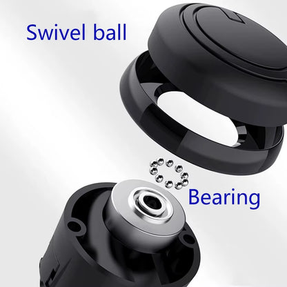 Turning Steering Wheel Booster 360° Rotation Spinner Knob Metal Bearing Power Handle Ball Shaped
