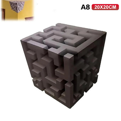 Corner Wall Decal Optical Illusion 3D Wall Sticker Impossible Corners Art Decor Creative Home Living Room Bedroom