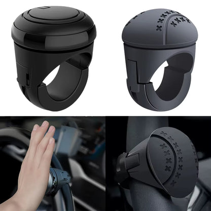 Turning Steering Wheel Booster 360° Rotation Spinner Knob Metal Bearing Power Handle Ball Shaped