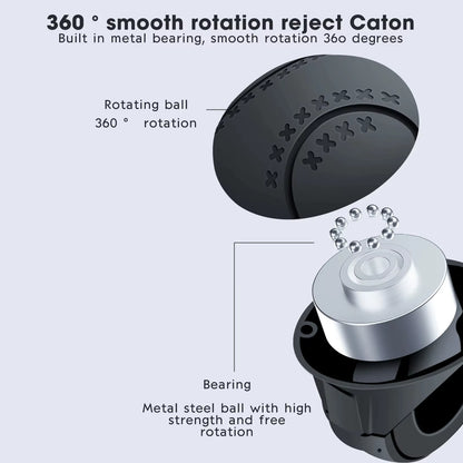 Turning Steering Wheel Booster 360° Rotation Spinner Knob Metal Bearing Power Handle Ball Shaped