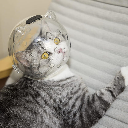 Cats Helmets Breathable Anti-Bite Cats from Biting and Chewing for Small Pets Grooming