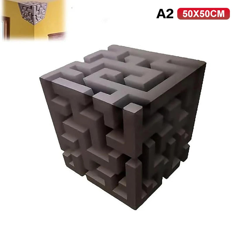 Corner Wall Decal Optical Illusion 3D Wall Sticker Impossible Corners Art Decor Creative Home Living Room Bedroom