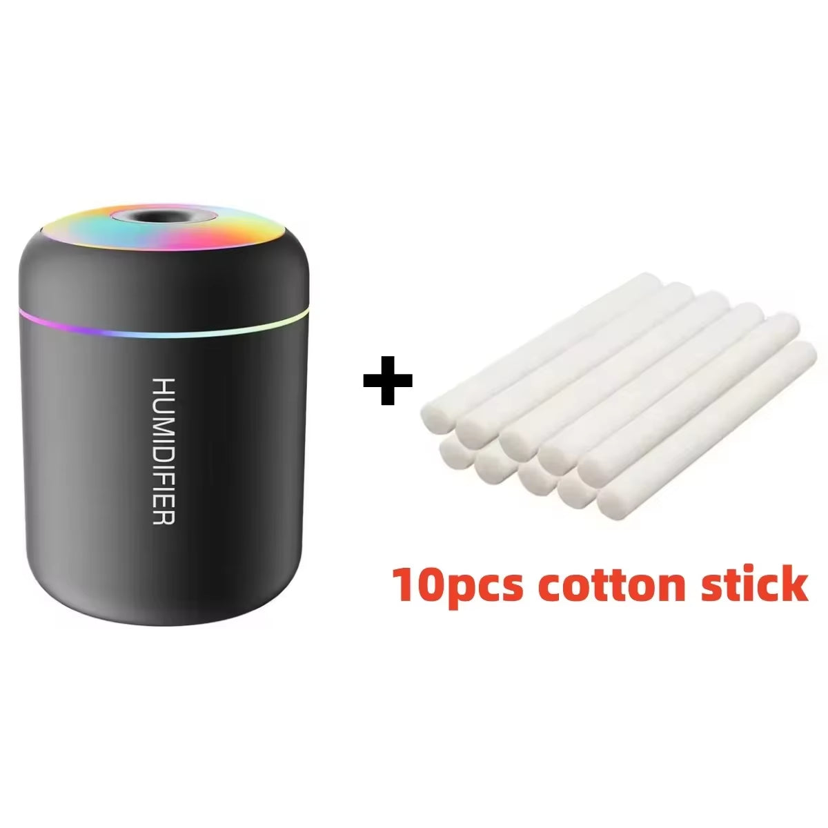 Car Mini Air Humidifier 180ML USB Electric Aroma Diffuser Essential Oil Purifier Aromatherapy Mist Maker Lights for Home Bedroom